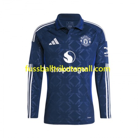 Fußballtrikots Manchester United 2024-2025 Langarm Auswärts-trikot kaufen